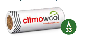 Climowool Insulation DF33  180mm x 1200mm (3.00m²)