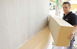 STEICO Protect L dry render wood fiber insulation