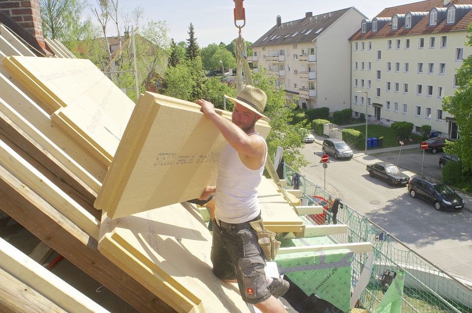 STEICO special dry rigid wood fiber insulation