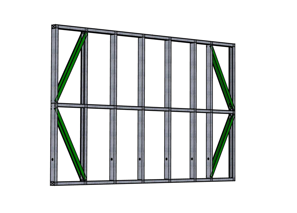 Steel Frame Structural Panel 2500x4000
