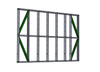 Steel Frame Structural Panel 2500x4000