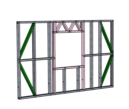 Steel frame 