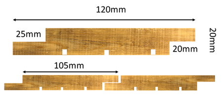 Siberian larch deep charred Larch ALIGATOR Ireland