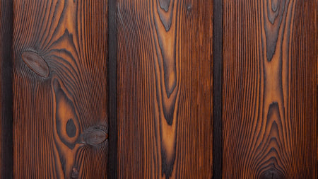 Amber fasade burn brunched larch wood 