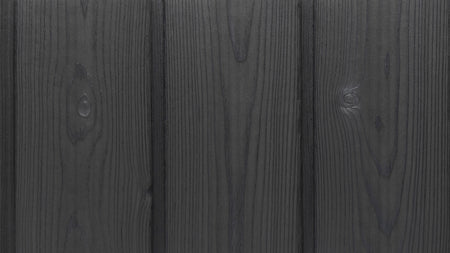 Dark Grey Charred Larch 120mm x 3m wood cladding