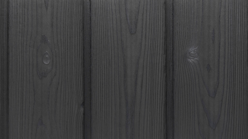 Waterproof natural charred larch cladding 