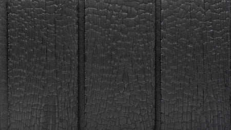 Deep Charred Larch 120mm x 3m wood cladding