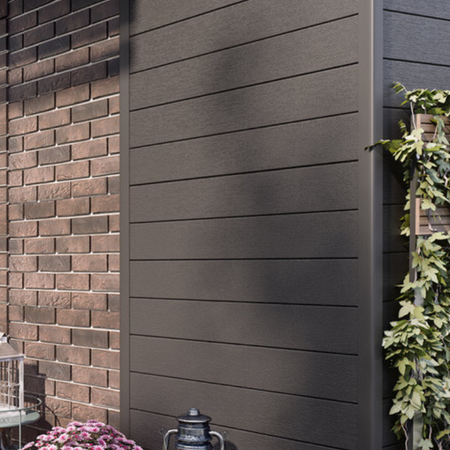 KERRAFRONT  ANTHRACITE wood CLADING