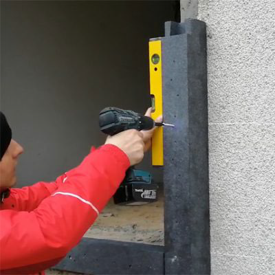 Passive window system thermal no bridge 